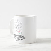 Es wird kein Übel auf den Christlichen treffen Kaffeetasse (Vorderseite Links)
