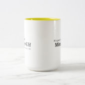 Es wird Mizz-ur-UH ausgesprochen {NICHT Mizz-ur-EE Zweifarbige Tasse (Mittel)