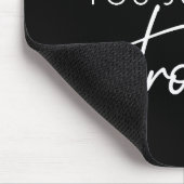 Es wird nicht einfacher, dass du nur noch stärker  mousepad (Ecke)