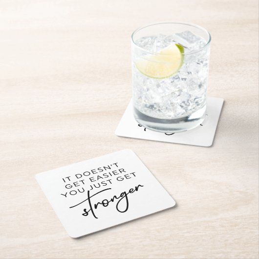 Es wird nicht einfacher, dass du nur noch stärker  rechteckiger pappuntersetzer (Vor Ort)