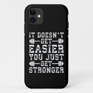 Es wird nicht einfacher, du wirst nur stärker - Fi iPhone 11 Hülle