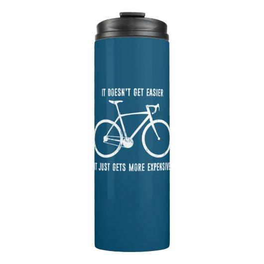 Es wird nicht einfacher, es wird einfach teurer thermosbecher (Vorderseite)