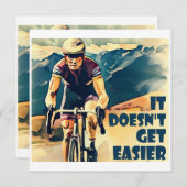 Es wird nicht einfacher Fahrrad zu fahren (Vorne/Hinten)