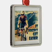 Es wird nicht einfacher Fahrrad zu fahren Ornament Aus Metall (Rechts)