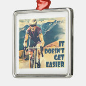 Es wird nicht einfacher Fahrrad zu fahren Ornament Aus Metall (Links)