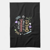 Es wird nicht gehärtet, wenn seine Quilzen sonnig Geschirrtuch (Vertikal)