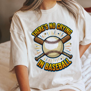 Es Wird Nicht Geweint Im Baseball-Zitat Tri-Blend Shirt