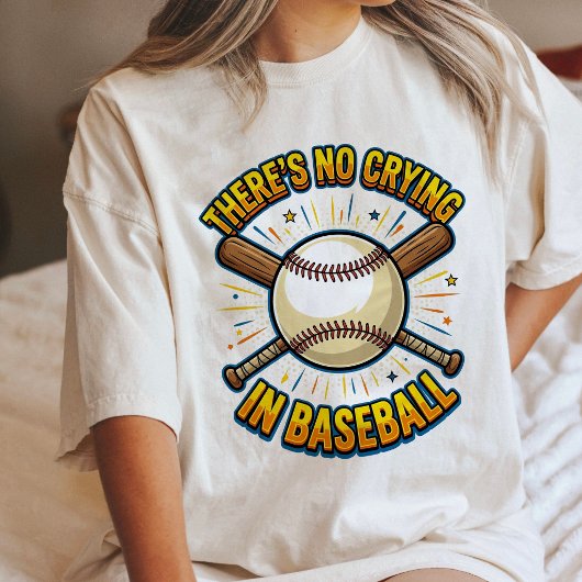 Es Wird Nicht Geweint Im Baseball-Zitat Tri-Blend Shirt