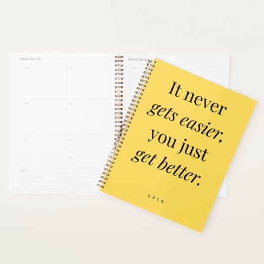 Es wird nie einfacher, einfach besser zu werden planer (Anzeige)