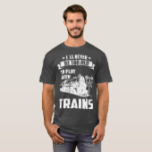 Es wird nie zu altes Eisenbahnkollektormodell T-Shirt (Vorne ganz)