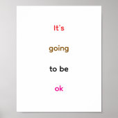 Es wird okay sein poster (Vorne)