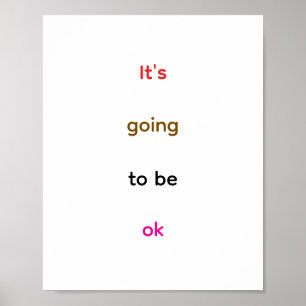 Es wird okay sein poster