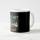 Es wird sich keinen Schneemann aussuchen Jumbo-Tasse (Vorderseite Rechts)