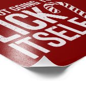 Es wird sich nicht offensiv sarkastisch verlaufen fotodruck (Ecke)