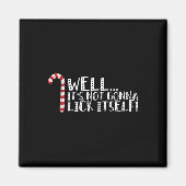 Es wird sich nicht selber klopfen - Weihnachten sc Magnet (Vorne)