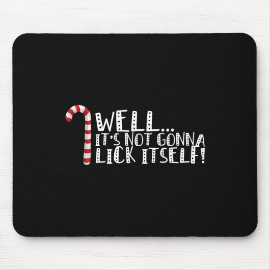 Es wird sich nicht selber klopfen - Weihnachten sc Mousepad (Vorne)