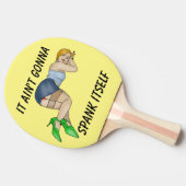 ES WIRD SICH NICHT SELBST SPANKEN, PONG PADDLES ZU TISCHTENNIS SCHLÄGER (Seitenansicht)