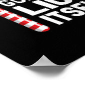 Es wird sich nicht selbst Weihnachtscreme Candy Ca Poster (Ecke)