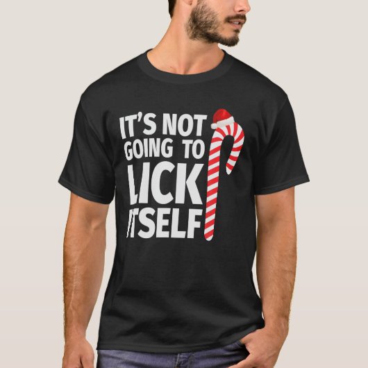 Es wird sich nicht selbst Weihnachtscreme Candy Ca T-Shirt (Vorderseite)