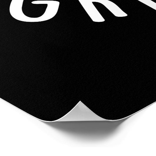 Es wird Tibia Great Day Funny Bone Pun Dark BG Poster (Ecke)