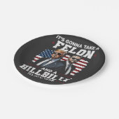 Es wird Trump Vance mit Felon und Hügel einnehmen Pappteller (Schrägansicht)