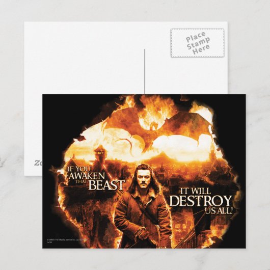 Es wird uns alle zerstören! postkarte (Vorne/Hinten)