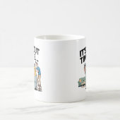 Es wird Zeit, dass wir… Lustiger Elefant im Raum Kaffeetasse (Mittel)