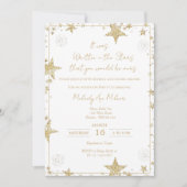 Es wurde in der Stars-Adoption-Dusche geschrieben Einladung (Vorderseite)