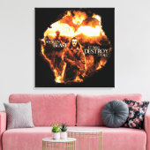 Es zerstört uns alle! leinwanddruck (Insitu (Wohnzimmer))