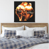 Es zerstört uns alle! leinwanddruck (Insitu (Schlafzimmer))