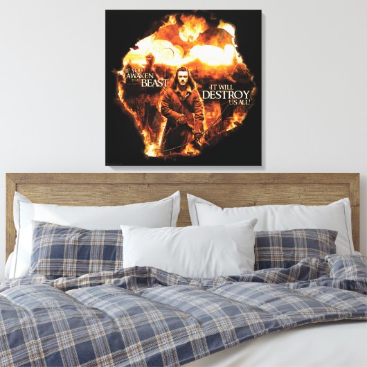 Es zerstört uns alle! leinwanddruck (Insitu (Schlafzimmer))