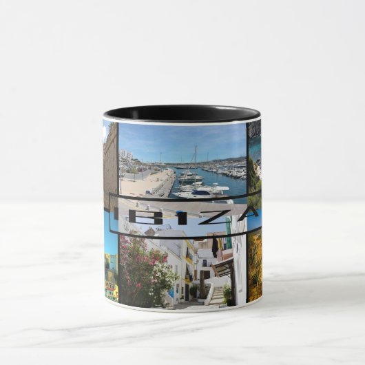 es zerteilt von der Insel von Ibiza in Tasse (Zentrum)