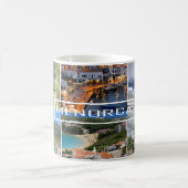 es zerteilt von der Insel von Menorca - Minorca Kaffeetasse (Mittel)