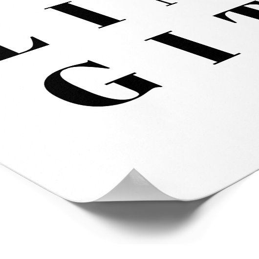 Es zu einem inspirierenden Zitat führen Poster (Ecke)