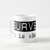 Es zu überblicken ist kaffeetasse (Vorderseite Links)