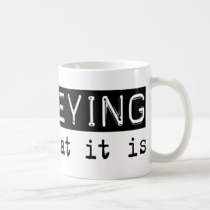 Es zu überblicken ist kaffeetasse
