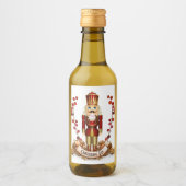 Es zu zerschlagen! Nutcracker Mini Weinflaschen Weinetikett (Vorderseite)
