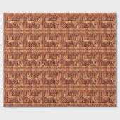 Esat Bacon Wrapping Paper Geschenkpapier (Flach)