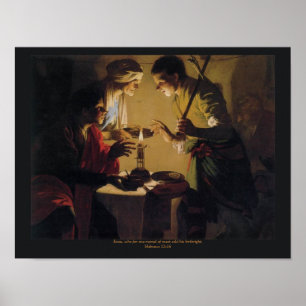 Esau verkauft sein Geburtsrecht Hendrick Brugghen Poster