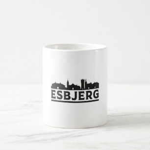 Esbjerg Denmark City Skyline Cityscape Travel Gift Kaffeetasse