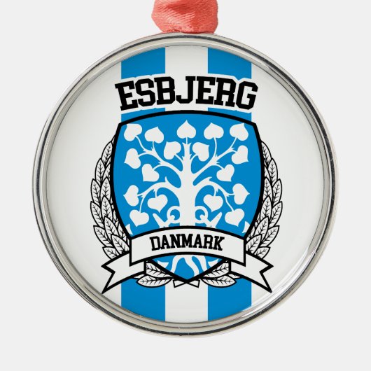 Esbjerg Ornament Aus Metall (Vorne)