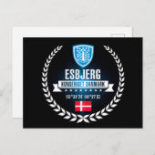 Esbjerg Postkarte (Vorne/Hinten)