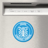 Esbjerg Round Emblem Magnet (In Situ (Geschirrspüler))