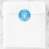 Esbjerg Round Emblem Runder Aufkleber (Tasche)