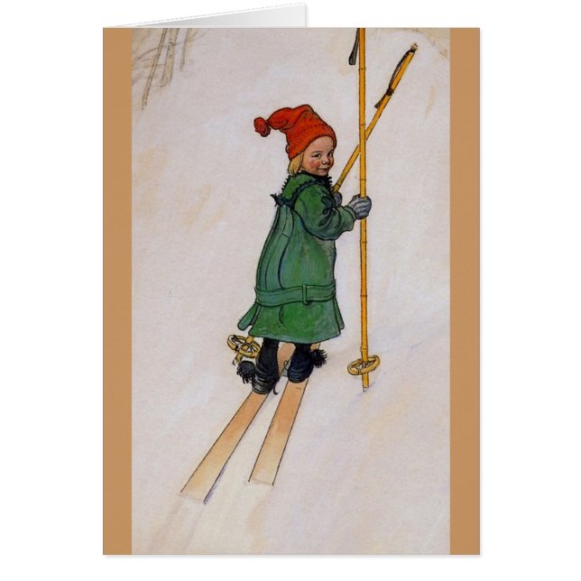 Esbjorn auf Skis 1905 (Vorne)