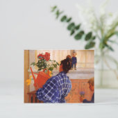 Esbjorn Brings Karin Violets Postkarte (Stehend Vorderseite)