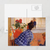 Esbjorn Brings Karin Violets Postkarte (Vorne/Hinten)