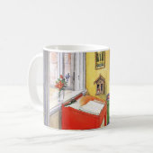 Esbjorn macht seine Hausaufgaben von Carl Larsson Kaffeetasse (Vorderseite Links)