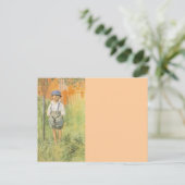 Esbjorn und Apfelbaum Postkarte (Stehend Vorderseite)