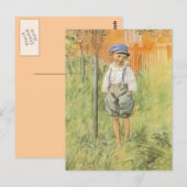 Esbjorn und Apfelbaum Postkarte (Vorne/Hinten)